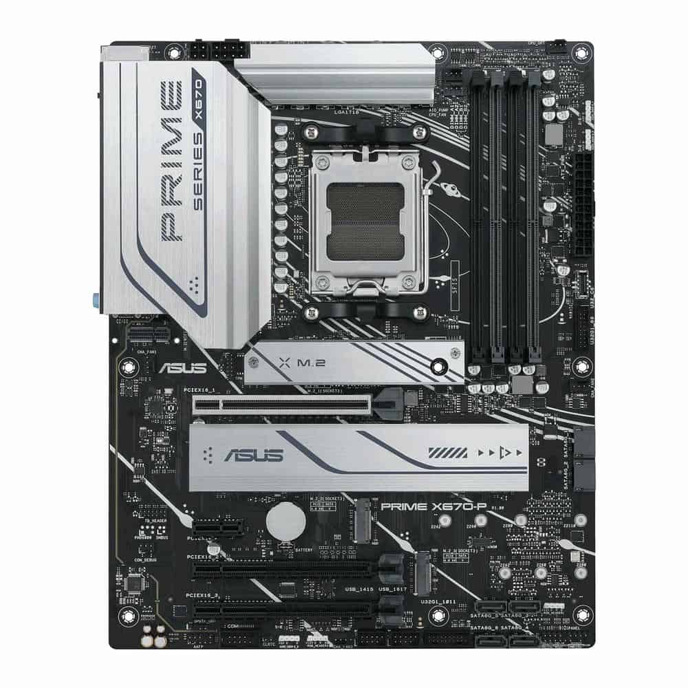 (image for) ASUS AMD Ryzen PRIME X670-P AM5 DDR5 PCIe 4.0 ATX Motherboard